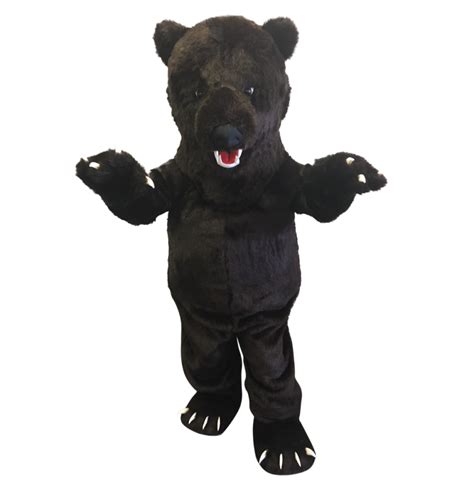 Grizzly bear mascot suit